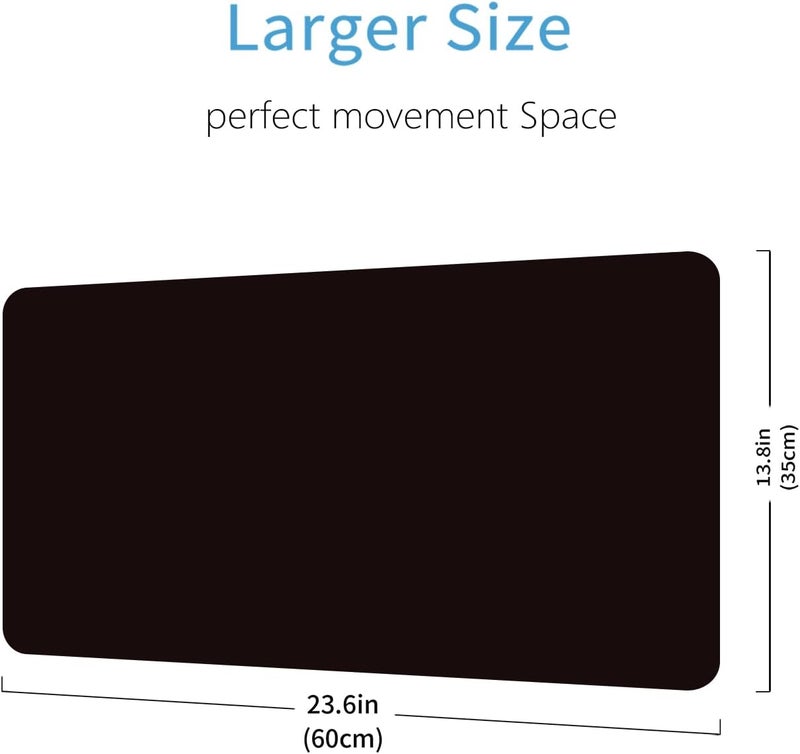 StRoux TCG Playmat, Black MTG Game Mat, Mousepad Compatible for MTG Trading Card Game Playmats Board Game TCG Playmat Table Mats Games Size 24 x 14 inches - Image 1